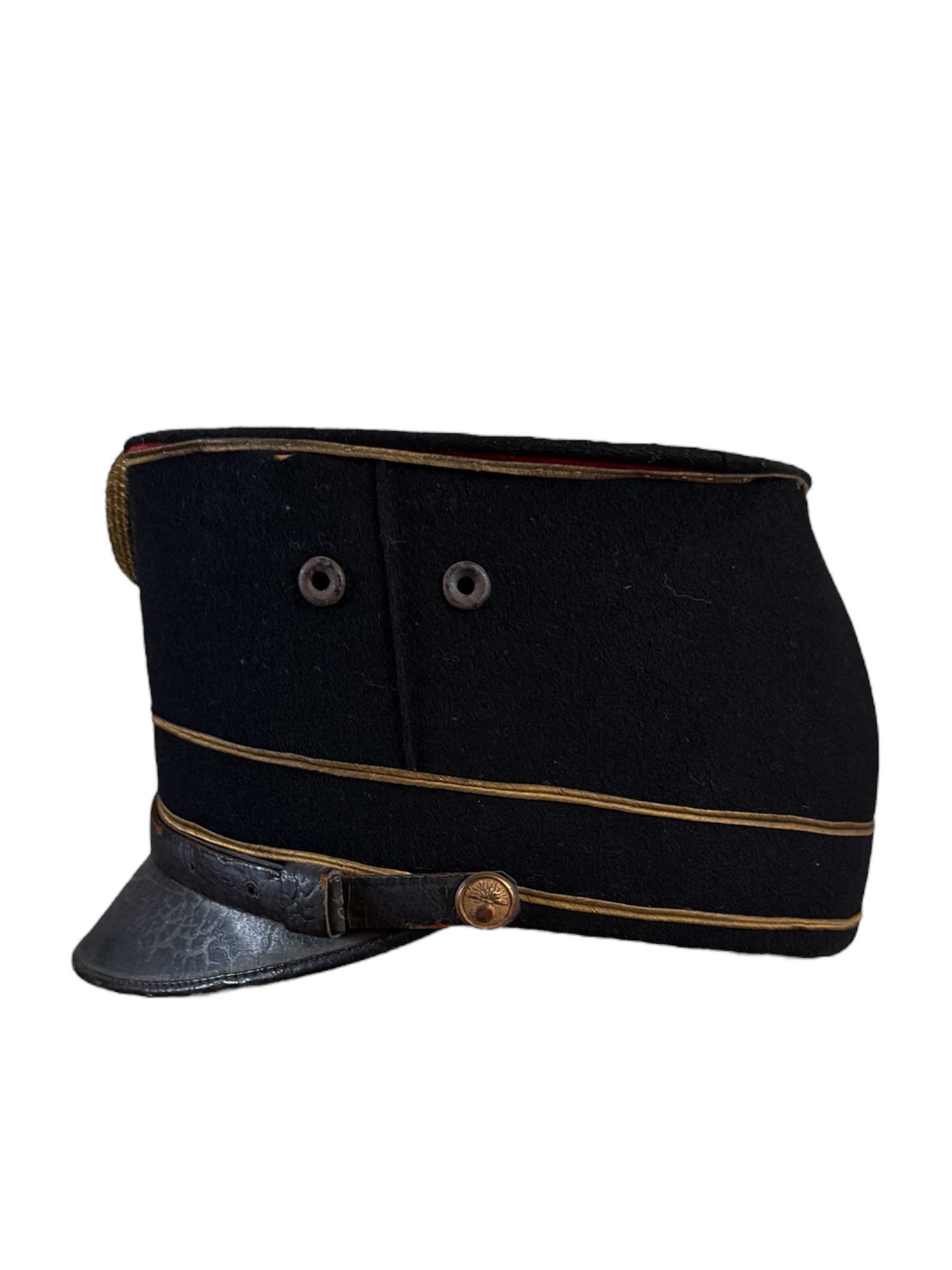 Kepie model 1916 zwart Hoofdofficier regiment Grenadier Grenadiers